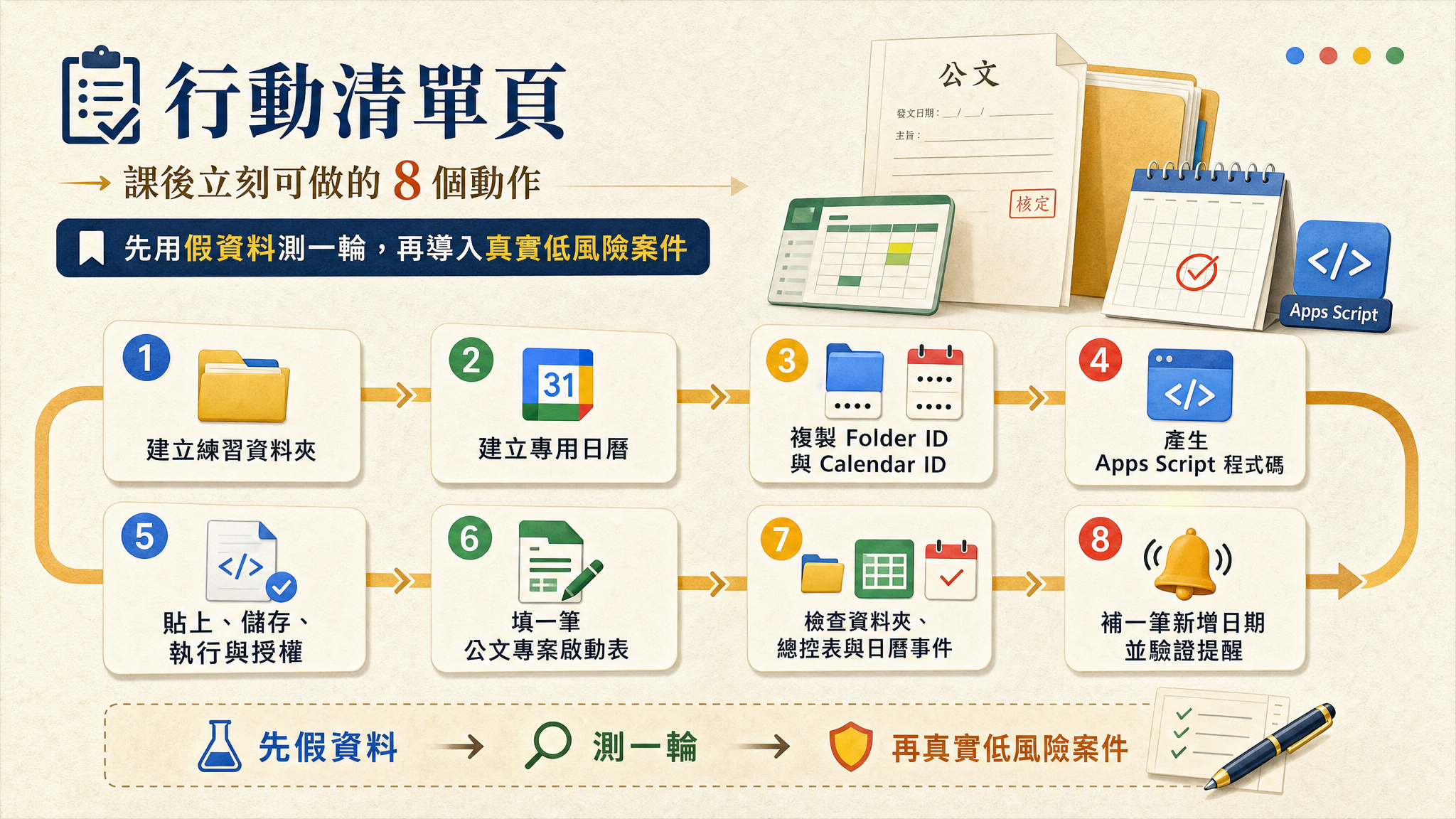 從公文啟動專案（GAS）Overlay Demo - slide 19